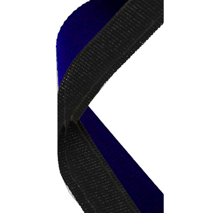 22MM BLUE & BLACK RIBBON